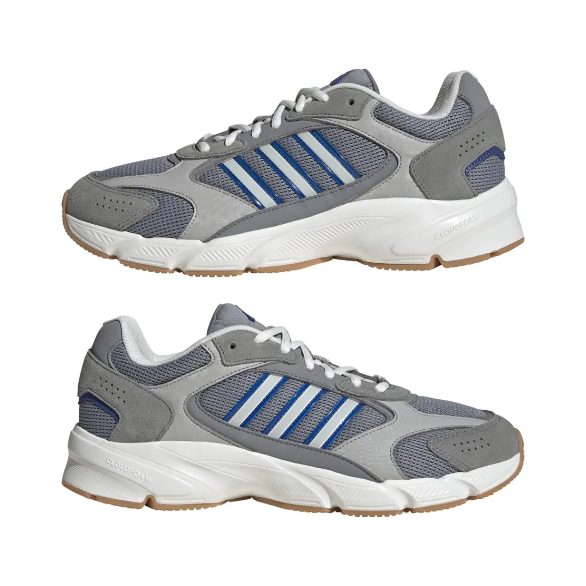 Hot Scarpe da ginnastica da uomo grigie con logo Rétro Crazychaos 2000 Uomo Sneakers Rétro|Scarpe Per Camminare