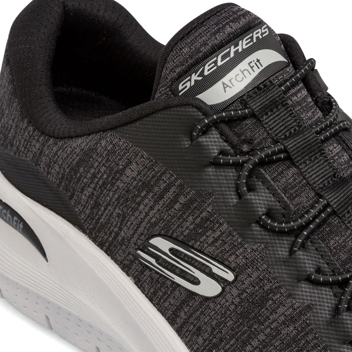 Sale Scarpe da ginnastica slip-on nere con logo Arch Fit Uomo Scarpe Da Palestra|Scarpe Da Ginnastica