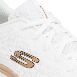 Scarpe da running bianche da Donna con logo dorato e Memory Foam Donna Scarpe Per Camminare|Scarpe Da Running