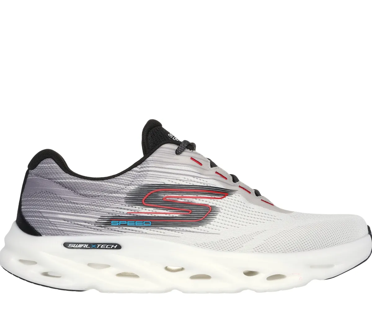 Clearance Scarpe da running bianche e grigie da uomo con ammortizzazione Hyper Burst GO RUN Swirl Tech Speed Uomo Scarpe Per Camminare|Scarpe Da Running
