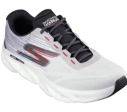 Clearance Scarpe da running bianche e grigie da uomo con ammortizzazione Hyper Burst GO RUN Swirl Tech Speed Uomo Scarpe Per Camminare|Scarpe Da Running
