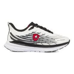 New Scarpe da running bianche da Uomo con dettagli neri e logo Uomo Scarpe Da Running|Scarpe Da Running Uomo