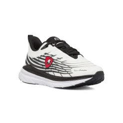 New Scarpe da running bianche da Uomo con dettagli neri e logo Uomo Scarpe Da Running|Scarpe Da Running Uomo
