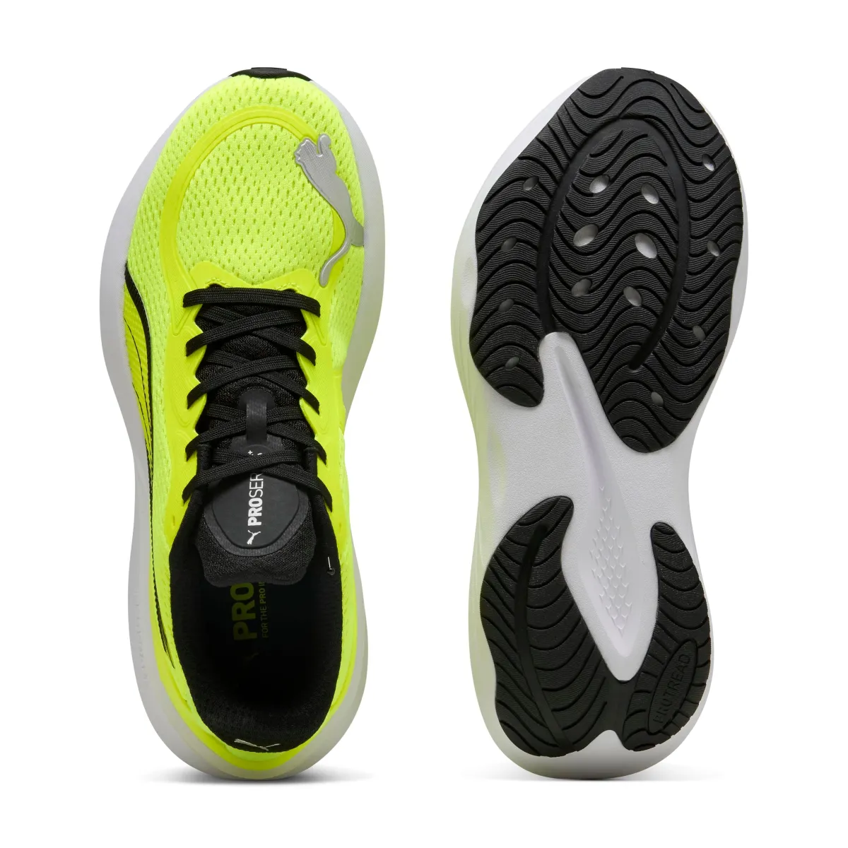 Sale Scarpe da running giallo fluo da Uomo con logo Uomo Scarpe Da Running|Scarpe Da Palestra