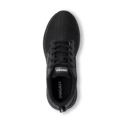 New Scarpe da running nere da Uomo in tessuto traspirante con logo Uomo Scarpe Sportive|Scarpe Da Running