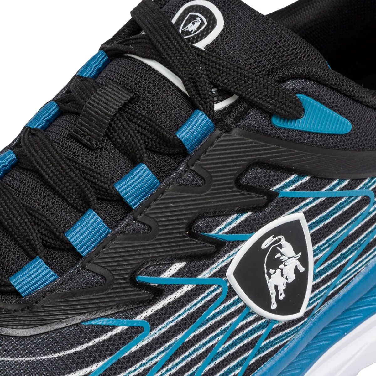 Online Scarpe da running nere da Uomo con sfumature azzurre Uomo Scarpe Da Running|Scarpe Da Running Uomo