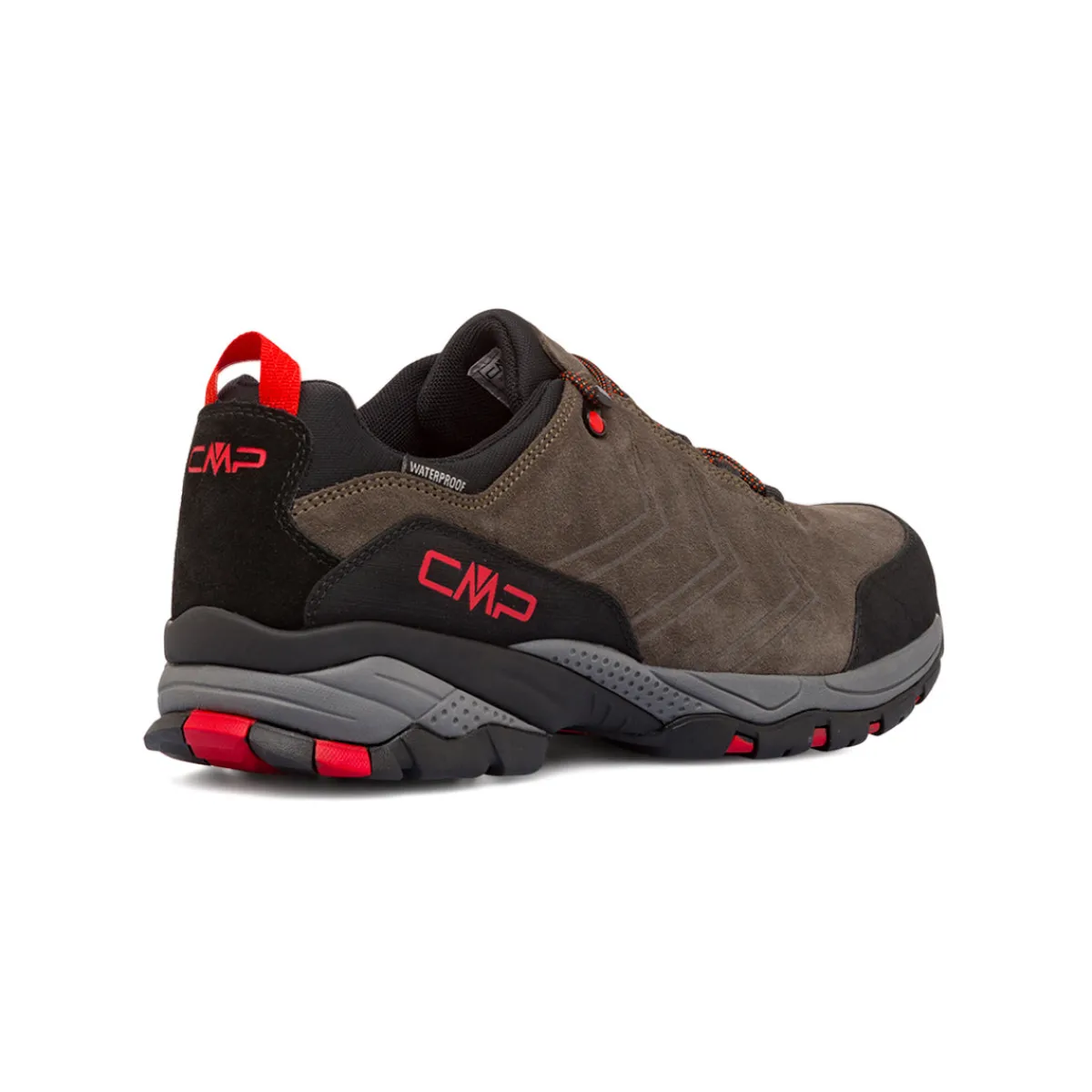 Scarpe da trekking da donna grigie con dettagli rossi Melnick Low Uomo Scarpe Da Montagna|Scarpe Da Trekking Uomo