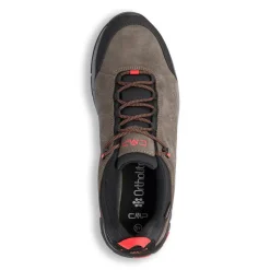 Scarpe da trekking da donna grigie con dettagli rossi Melnick Low Uomo Scarpe Da Montagna|Scarpe Da Trekking Uomo