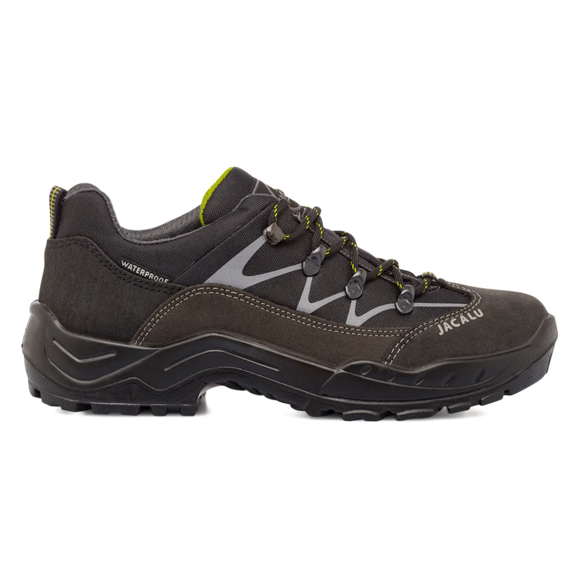 Clearance Scarpe da Trekking uomo grigie con lacci gialli Uomo Scarpe Da Montagna|Scarpe Da Trekking Uomo