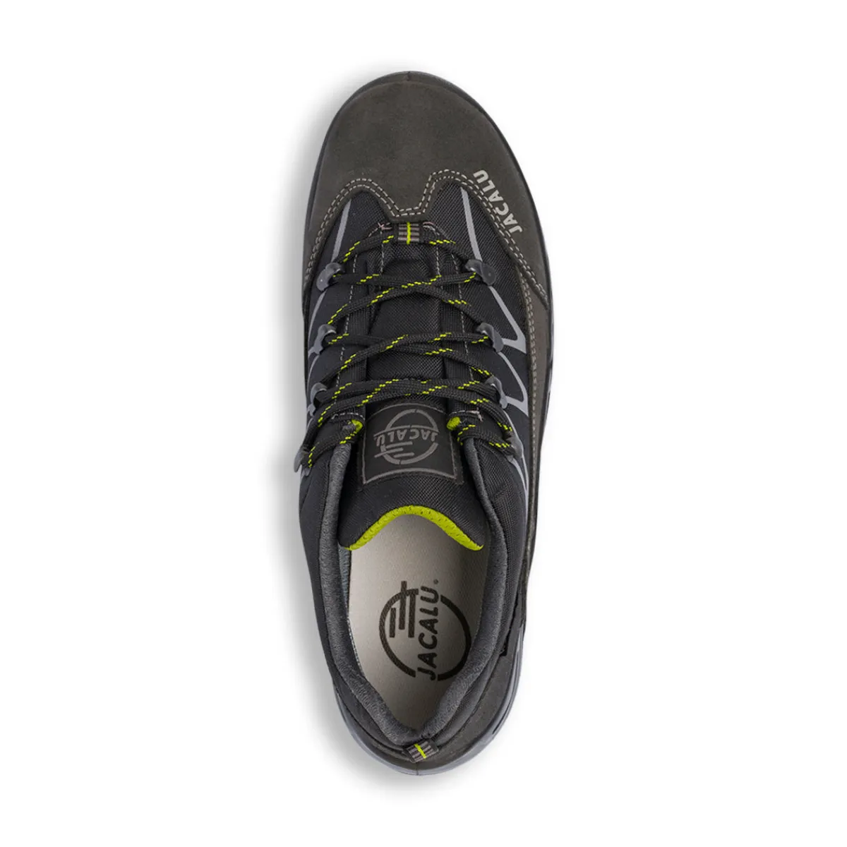 Clearance Scarpe da Trekking uomo grigie con lacci gialli Uomo Scarpe Da Montagna|Scarpe Da Trekking Uomo