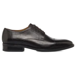 Discount Scarpe da Uomo Derby in Pelle Nere Uomo Scarpe Eleganti Uomo|Stringate Uomo
