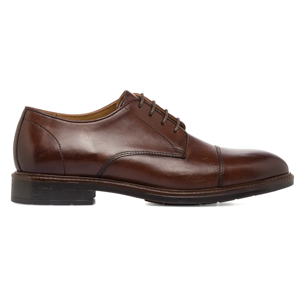 Sale Scarpe da Uomo Derby in Pelle Marrone Uomo Look Marrone Uomo 👞|Mocassini Uomo