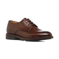 Sale Scarpe da Uomo Derby in Pelle Marrone Uomo Look Marrone Uomo 👞|Mocassini Uomo