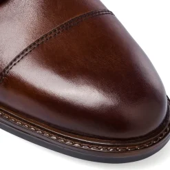 Sale Scarpe da Uomo Derby in Pelle Marrone Uomo Look Marrone Uomo 👞|Mocassini Uomo