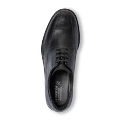 Clearance Scarpe Eleganti da Uomo Nere in Pelle con Allacciatura Derby Uomo Scarpe Eleganti Uomo|Scarpe Cerimonia Uomo