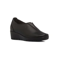 Clearance Scarpe Slip-on da Donna nere con zeppa Donna Mocassini Donna|Slip-On Donna