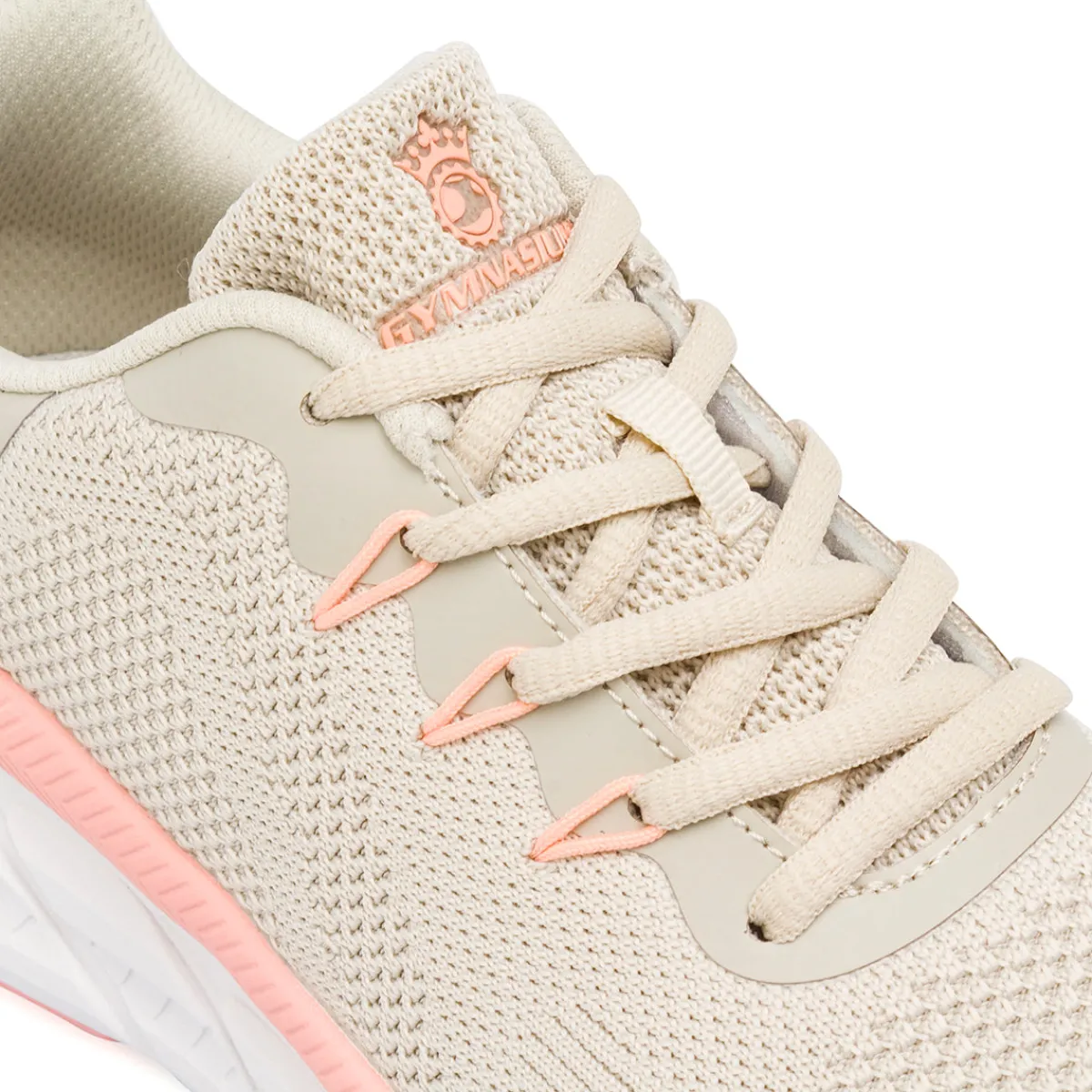 Best Scarpe sportive Beige da Donna con inserti rosa Donna Scarpe Sportive|Scarpe Da Running