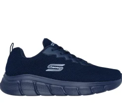 Scarpe sportive blu da uomo in tessuto mesh Bobs Sport B Flex - Chill Edge Uomo Scarpe Per Camminare|Scarpe Da Palestra