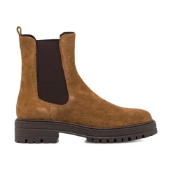 Online Scarponcini da donna in pelle scamosciata marroni Donna Stivaletti Donna