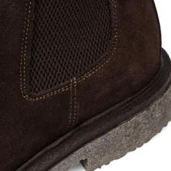 Clearance Scarponcini da uomo in pelle scamosciata marrone Uomo Look Marrone Uomo 👞|Polacchine Uomo