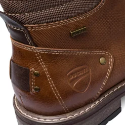 New Scarponcini marrone da uomo con colletto imbottito Uomo Look Marrone Uomo 👞|Scarponcini E Anfibi Uomo