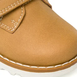 Outlet Scarponcini marroni da bambino con doppio velcro Fabel Bambino Scarponcini Bambino|Scarpe Con Strappo Bambino