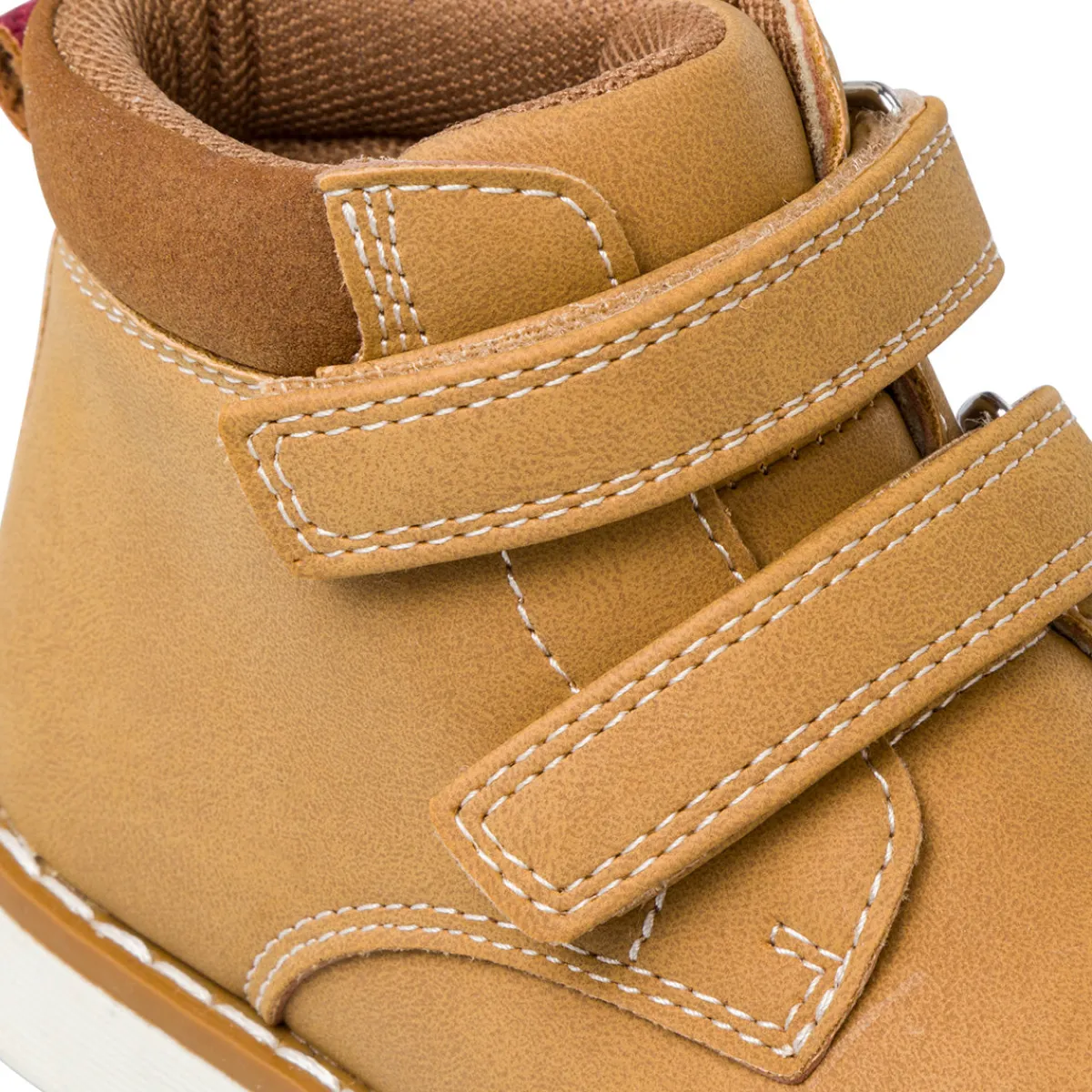 Outlet Scarponcini marroni da bambino con doppio velcro Fabel Bambino Scarponcini Bambino|Scarpe Con Strappo Bambino