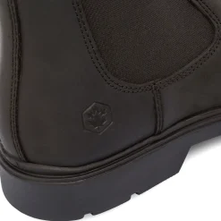 Hot Scarponcini neri da Uomo con elastico laterale Uomo Scarponcini E Anfibi Uomo