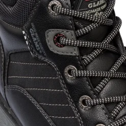 Online Scarponcini neri da uomo con logo Uomo Scarponcini E Anfibi Uomo