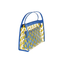 Best Set beauty case trasparente con stampa anatroccoli blu da Donna Donna Beauty Case E Trousse