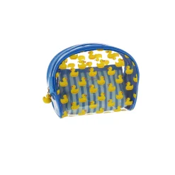 Clearance Set di 2 Trousse da viaggio blu con anatroccoli Donna Beauty Case E Trousse