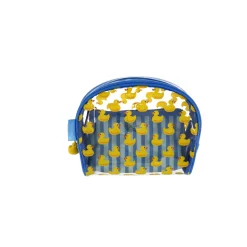 Clearance Set di 2 Trousse da viaggio blu con anatroccoli Donna Beauty Case E Trousse