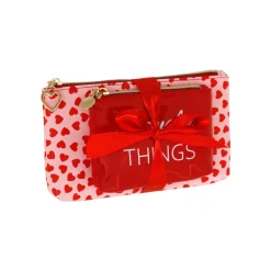 Outlet Set due Trousse rosa e rosse da Donna Donna Beauty Case E Trousse