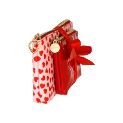 Outlet Set due Trousse rosa e rosse da Donna Donna Beauty Case E Trousse