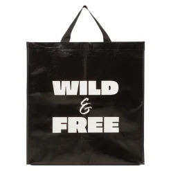 Sale Shopper grande animalier nera con fantasia giraffa Donna Shoppers