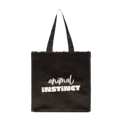 Shopper piccola animalier nera con fantasia zebrata Donna Shoppers