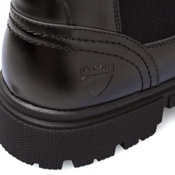 New Sivaletti Chelsea da uomo neri con suola chunky Uomo Polacchine Uomo|Stivaletti Uomo