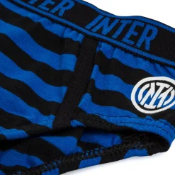 Slip nerazzurri da bambino con logo Bambino Intimo Bambino