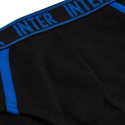 Slip neri da bambino con logo Bambino Intimo Bambino