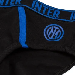 Slip neri da bambino con logo Bambino Intimo Bambino