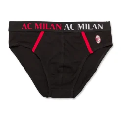 Outlet Slip neri da uomo con logo Uomo Intimo Uomo