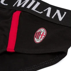 Outlet Slip neri da uomo con logo Uomo Intimo Uomo