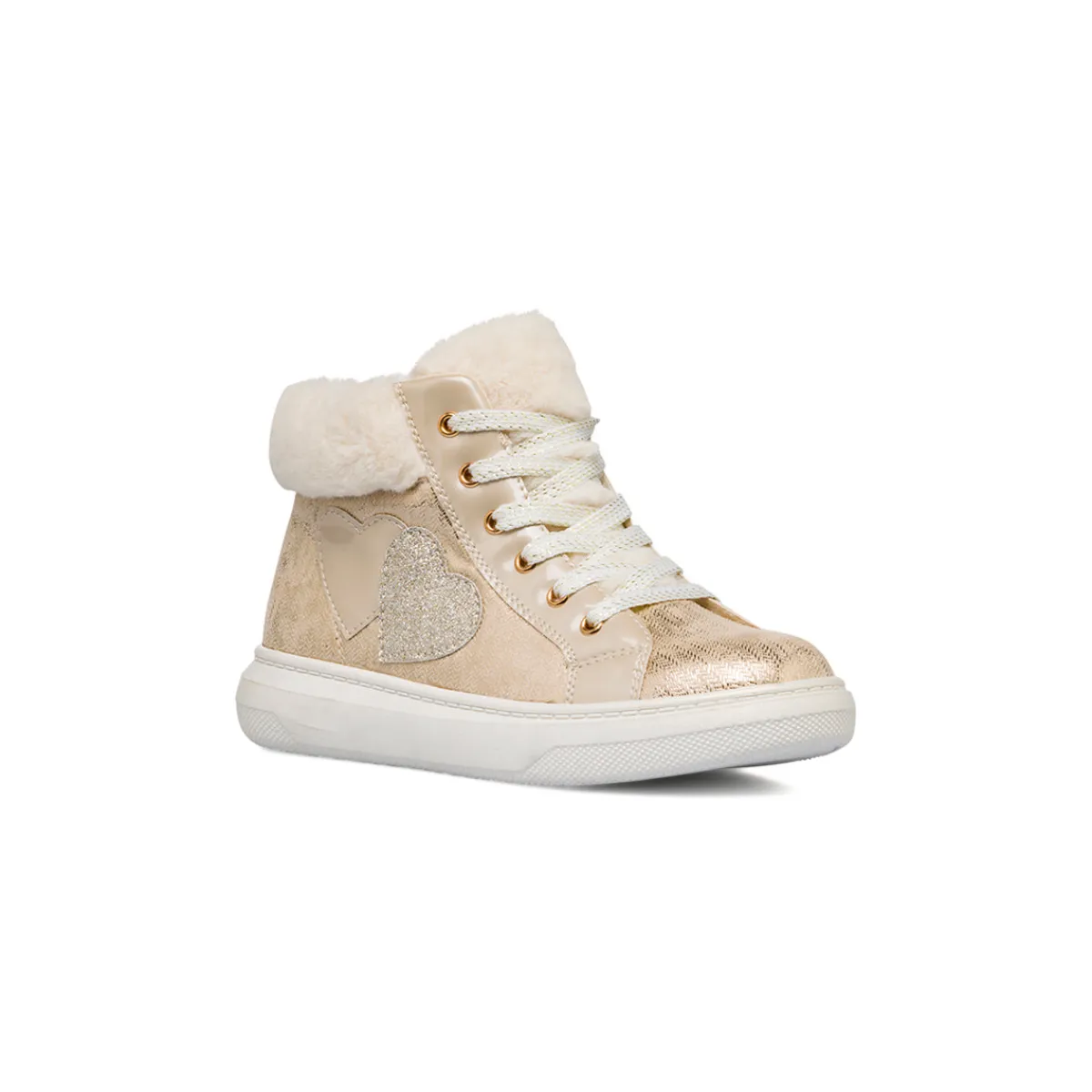 Best Sneakers alta oro metal da bambina Bambino Sneakers Bambina