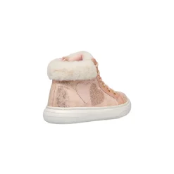 Sneakers alta rosa metal da bambina Bambino Sneakers Bambina