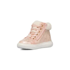 Sneakers alta rosa metal da bambina Bambino Sneakers Bambina