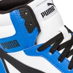 Sale Sneakers alte bianche, blu e nere da ragazzo Rebound V6 Mid Jr Donna/Bambino Sneakers Sportive Bambino|Scarpe Ragazzo