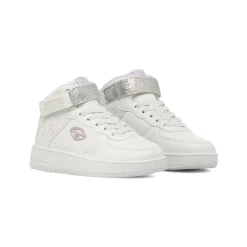Hot Sneakers alte bianche da Bambina con dettagli glitter Bambino Sneakers Bambina|Scarpe Con Strappo Bambina