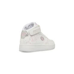 Hot Sneakers alte bianche da Bambina con dettagli glitter Bambino Sneakers Bambina|Scarpe Con Strappo Bambina