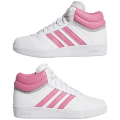 Hot Sneakers alte bianche e rosa da Ragazza HOOPS 4.0 MID Donna/Bambino Sneakers Sportive Bambina|Scarpe Ragazza