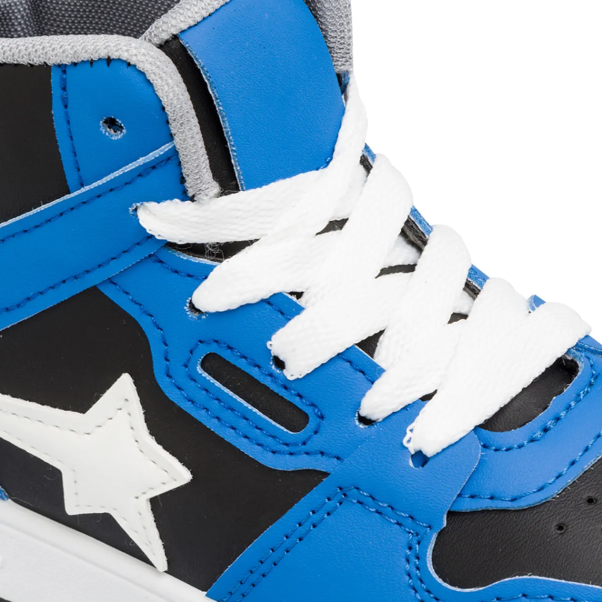 New Sneakers alte blu da ragazzo con dettagli neri Bambino Sneakers Bambino|Scarpe Ragazzo